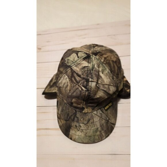 Vintage GoreTex Hunting Hat Cap Camo Medium Large Deer Hunting Trapping Camping - Picture 1 of 7